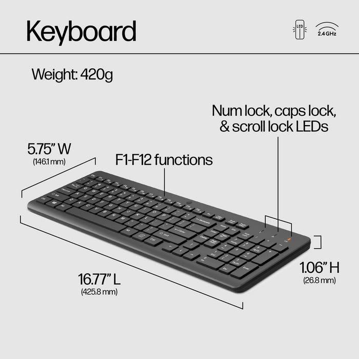 HP 330 Keyboard and Mouse Set - ITA 17 HP 330 Keyboard and Mouse Set - ITA 17