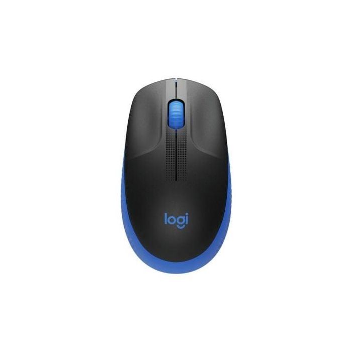 Logitech M190 Ratón Inalámbrico de Tamaño Completo Ergonómico para Manos Grandes, RF, 18 Meses de Batería, Azul Logitech M190 Ratón Inalámbrico de Tamaño Completo Ergonómico para Manos Grandes, RF, 18 Meses de Batería, Azul