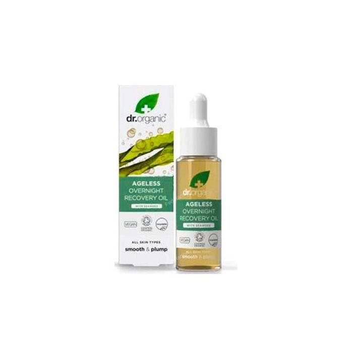 DR. ORGANIC Aceite Noche Siempre Joven con Algas Marinas Orgánicas y Extractos de Plantas Nutritivas 30ml