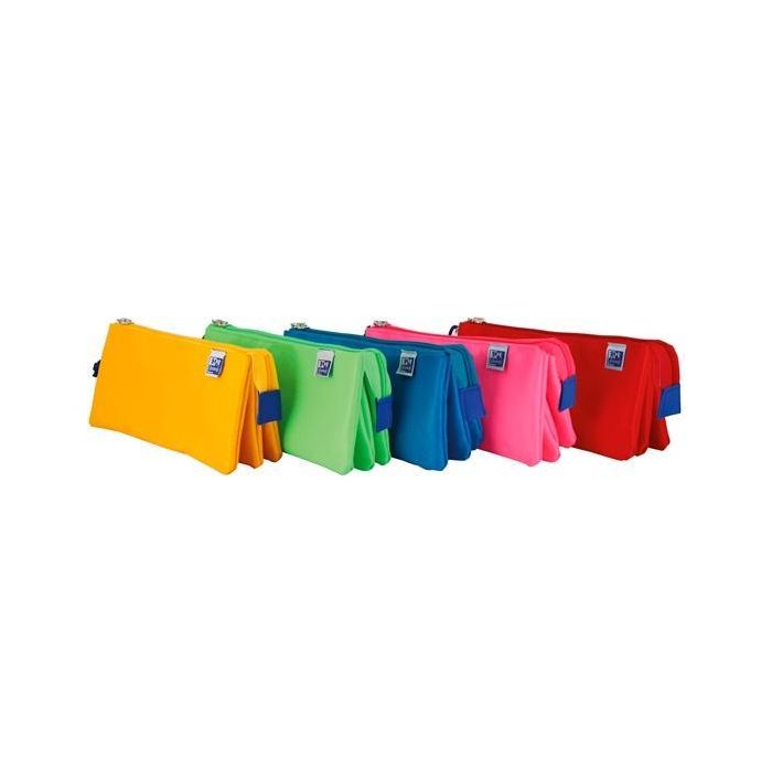 Oxford Kangoo Kids Estuche Portatodo Triple Poliéster Colores Surtidos Oxford Kangoo Kids Estuche Portatodo Triple Poliéster Colores Surtidos