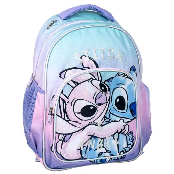 Cerdá Mochila Escolar Mediana Stitch 32 x 15 x 42 cm para Niños de 2 a 8 Años Color Lila