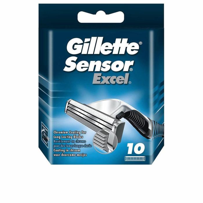 Gillette Sensor Excel Cargador 10 Recambios Gillette Sensor Excel Cargador 10 Recambios