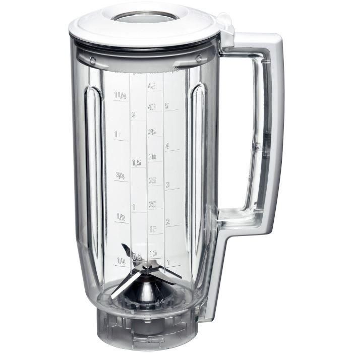 Bosch MUZ5MX1 Accesorio Licuadora de Plástico Blanco/Transparente compatible con Robots de Cocina Bosch MUM5 1 Bosch MUZ5MX1 Accesorio Licuadora de Plástico Blanco/Transparente compatible con Robots de Cocina Bosch MUM5 1