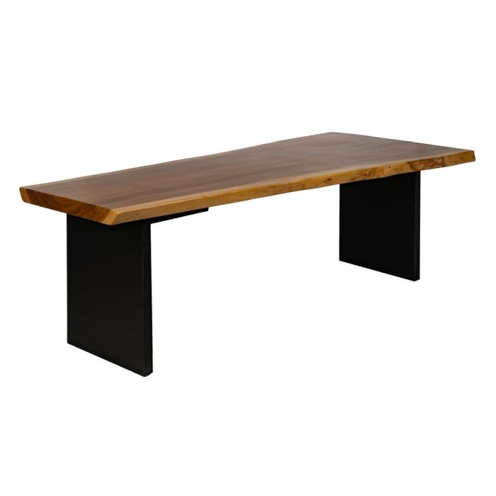 Mesa Comedor Natural Madera-Hierro Salón 300 X 80 X 80 cm