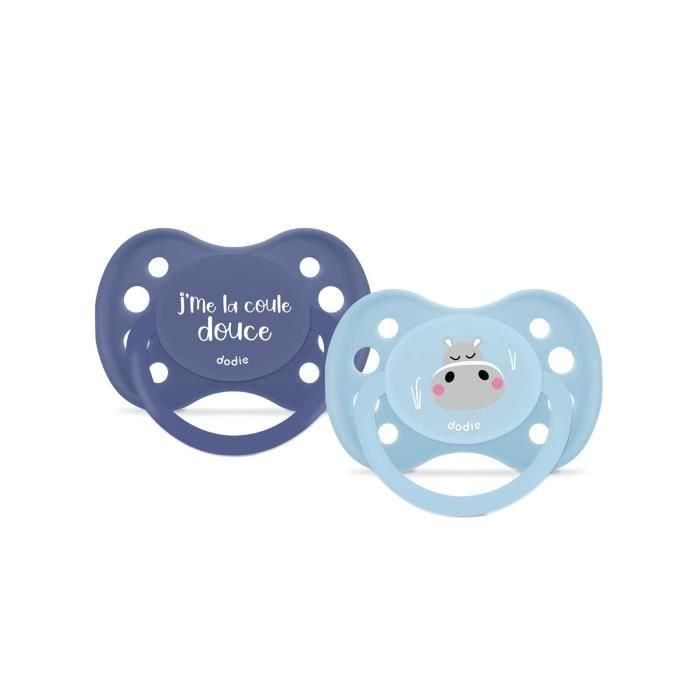 Chupetes anatómicos Duo - DODIE - EDL A102 - +6 meses - Hippo Chupetes anatómicos Duo - DODIE - EDL A102 - +6 meses - Hippo