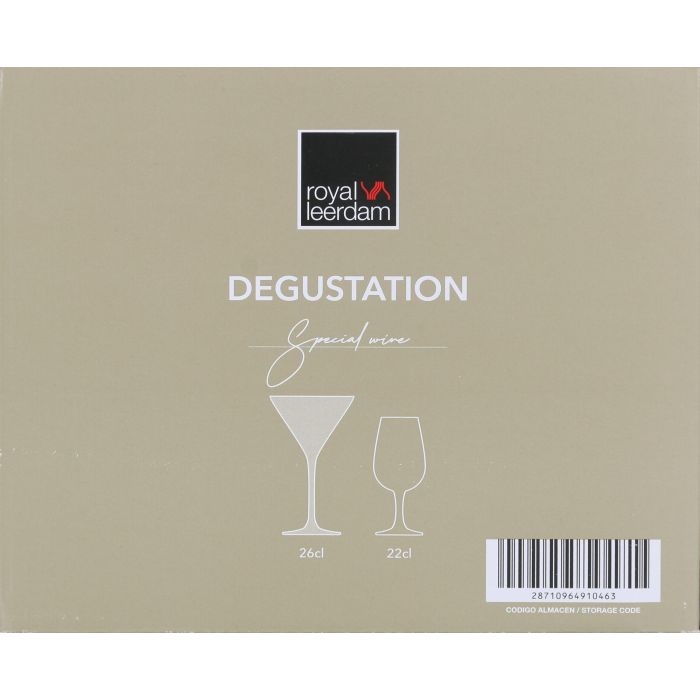 Set de 6 Copas para Cóctel Degustation 26 cl - Royal Leerdam 3 Set de 6 Copas para Cóctel Degustation 26 cl - Royal Leerdam 3