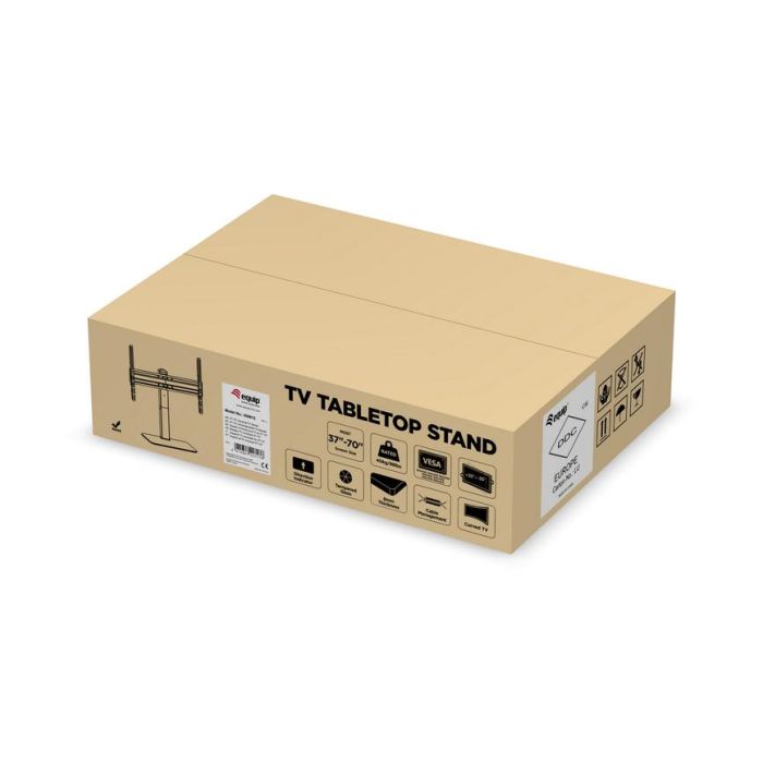 Equip Soporte Mesa 650612 para Escritorio Negro, Hasta 70" y 40kg, VESA 200x200 a 600x400mm 8