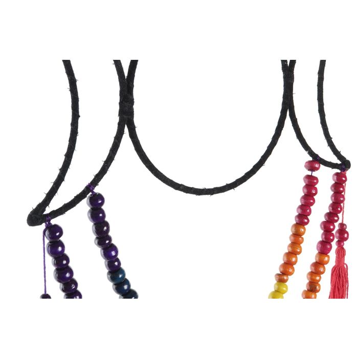 DKD Home Decor Decoración Colgante Boho Negro Multicolor MDF y Algodón 58 cm alto x 20 cm ancho Pack 4 Unidades Surtidas 2 DKD Home Decor Decoración Colgante Boho Negro Multicolor MDF y Algodón 58 cm alto x 20 cm ancho Pack 4 Unidades Surtidas 2