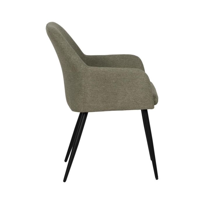 Silla Verde Tejido-Metal Contract 48 X 62 X 88 cm