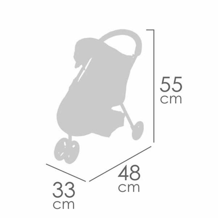 Silla de muñeca 3 ruedas - para muñecas de hasta 50 cm. 2 Silla de muñeca 3 ruedas - para muñecas de hasta 50 cm. 2