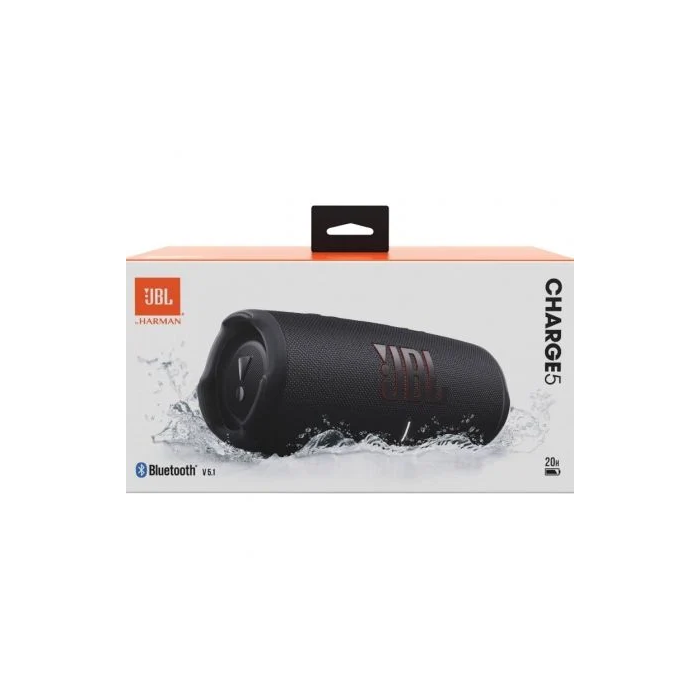 JBL Charge 5 Altavoz Portátil Bluetooth 40W Resistente al Agua IP67 Negro JBL Charge 5 Altavoz Portátil Bluetooth 40W Resistente al Agua IP67 Negro