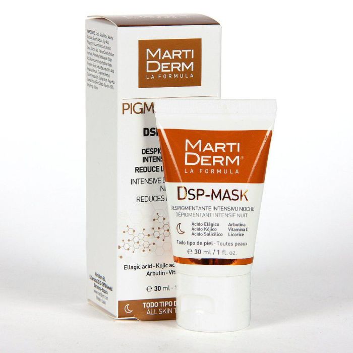 Martiderm PIGMENT ZERO DSP-MASK Mascarilla Facial Despigmentante Intensiva Noche Anti-Manchas con Ácido Kójico y Salicílico 30 ml