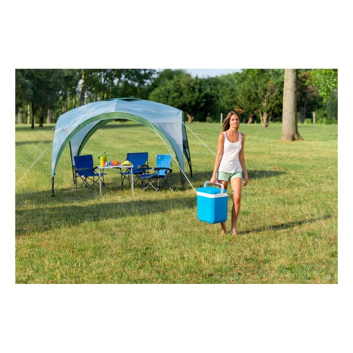 CAMPINGAZ Icetime Plus Nevera Portátil 26 Litros, Azul, Carcasa de Poliuretano Termoplástico (TPU), Capacidad 26L - 424 x 407 x 313 mm