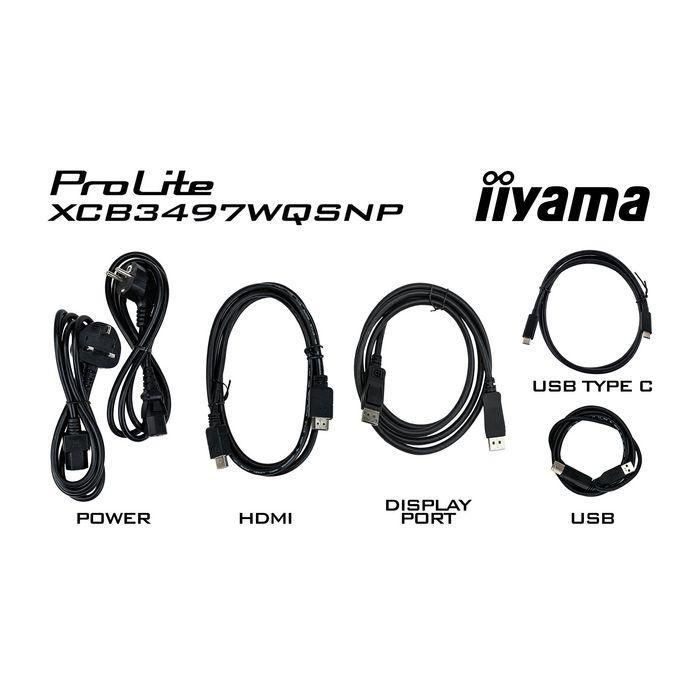 iiyama ProLite XCB3497WQSNP-B1 Monitor 34" UWQHD 120Hz VA Negro 14