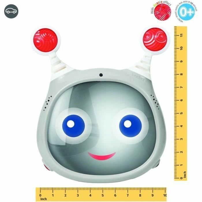 Benbat Oly Espejo Reposacabezas para Bebé Regulable con Mando a Distancia, Luces, Sonidos y Colores - Beige - 25,4 x 29,7 x 7,8 cm 1 Benbat Oly Espejo Reposacabezas para Bebé Regulable con Mando a Distancia, Luces, Sonidos y Colores - Beige - 25,4 x 29,7 x 7,8 cm 1