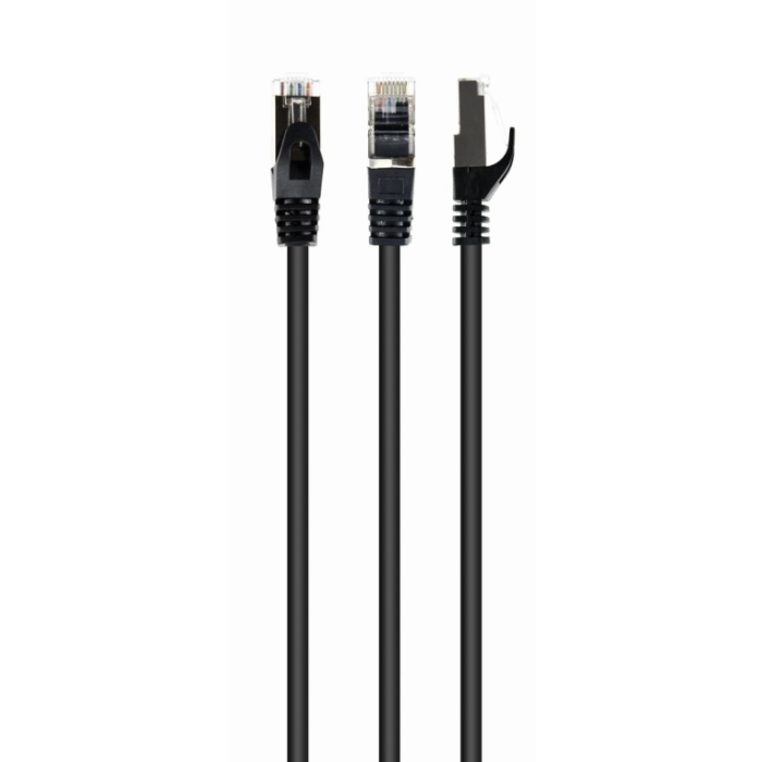 GEMBIRD PP6A-LSZHCU-BK-1M Cable de Red Negro Cat6a - 1m