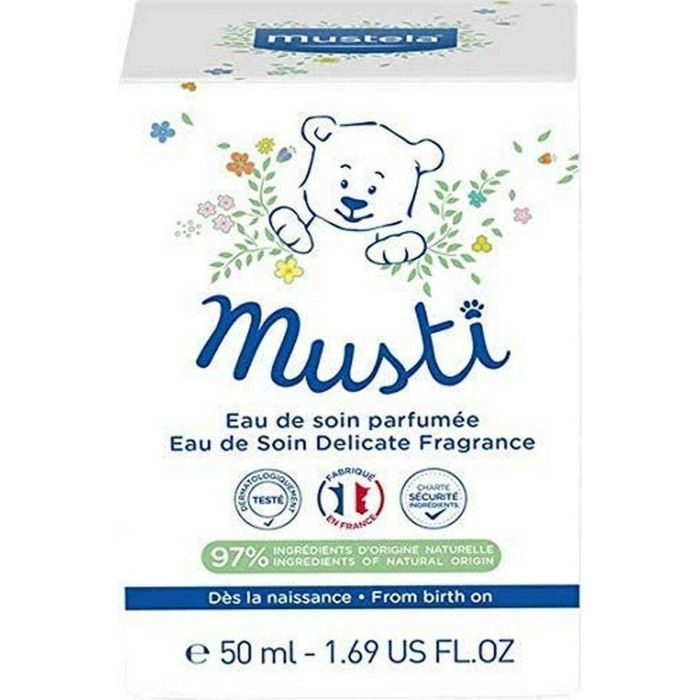 Mustela MUSTI Eau de Soin Vaporizador para Bebés y Niños Sin Alcohol 50ml. Fragancia Suave Cuerpo y Cabello Desde Nacimiento 3