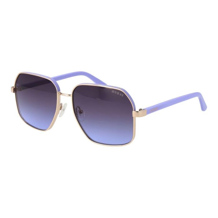 Guess Gafas GU00107 92W - Gafas de Sol para Mujer, Azul, Cuadradas 3