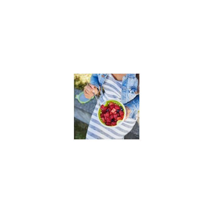 Emsa N10722 Clip & Go Fruit Bowl Fiambrera con Colador 1.1 L - Hermético para Fruta 6