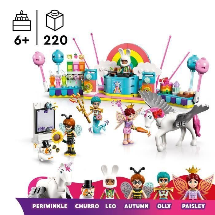 Lego Friends 42661 Kit de Construcción Fiesta Disfraces Unicornio y Hada con Minipersonajes y Accesorios +6 años 1 Lego Friends 42661 Kit de Construcción Fiesta Disfraces Unicornio y Hada con Minipersonajes y Accesorios +6 años 1