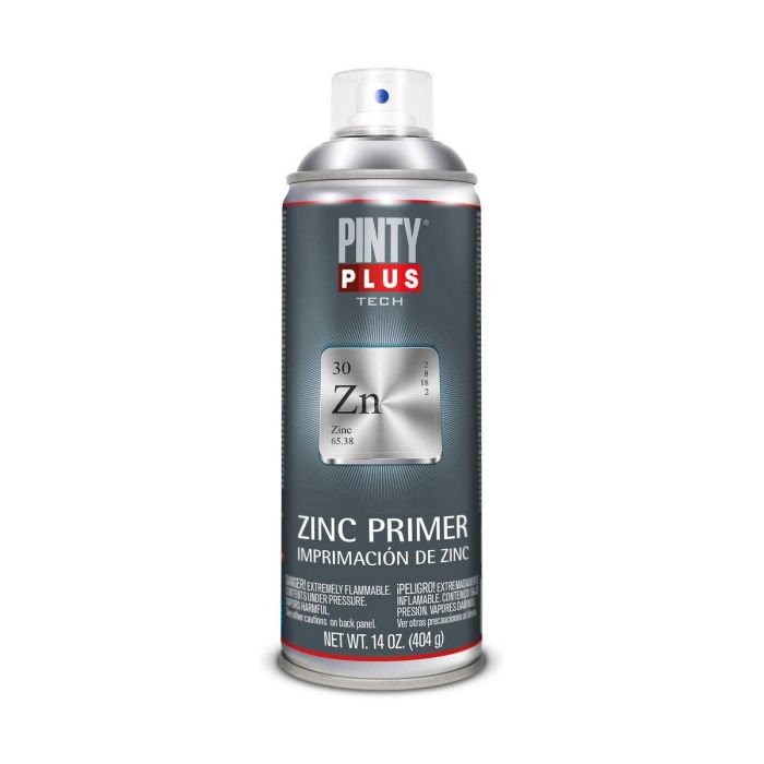 Pintura en spray Pintyplus Tech Z169 Zinc 400 ml Galvanizado 0 Pintura en spray Pintyplus Tech Z169 Zinc 400 ml Galvanizado 0