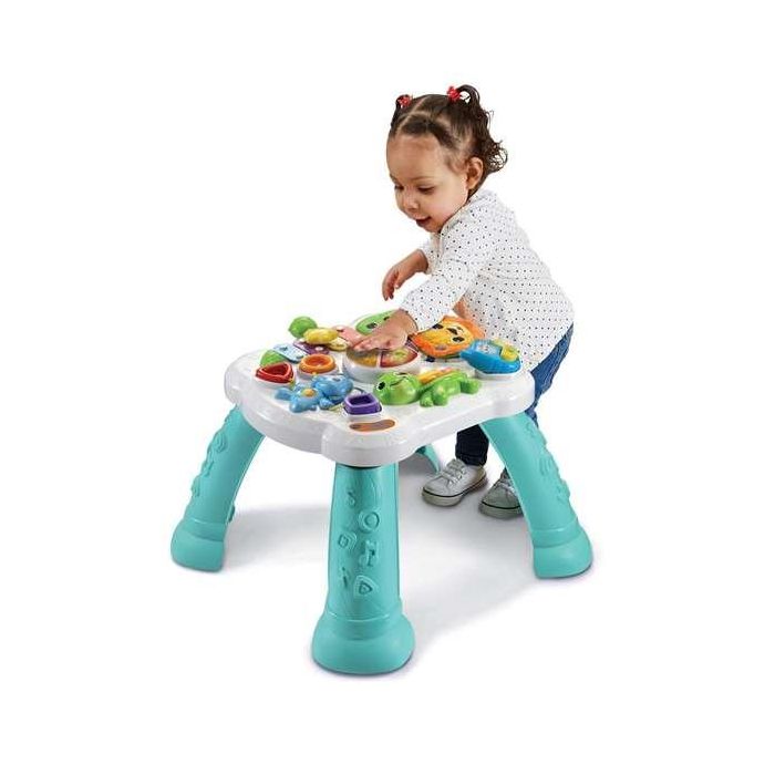 Mesita infantil de actividades sensoriales. con luces led y 6 zonas de actividades.55x12,6x40,6 cm 1