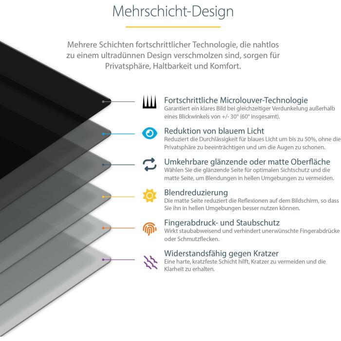 Filtro de Privacidad para Monitor Startech PRIVACY-SCREEN-238M 4 Filtro de Privacidad para Monitor Startech PRIVACY-SCREEN-238M 4