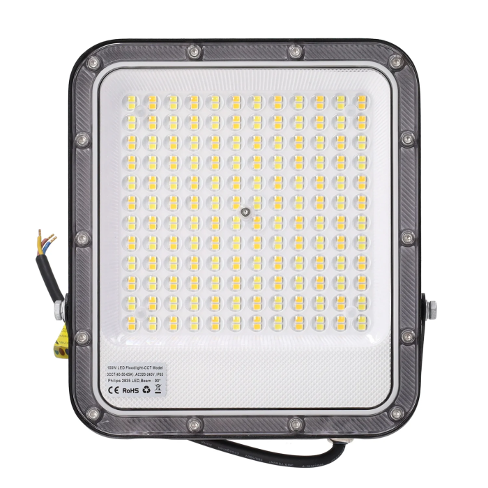 Foco Proyector LED 100W 110Lm/W 90º 220-240VAC IP65 CCT (Tonalidad Luz Regulable) 4000/5000/6500ºK 2