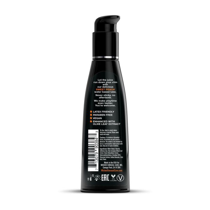 Lubricante Wicked Sensual Care Melocotón 120 ml 1 Lubricante Wicked Sensual Care Melocotón 120 ml 1