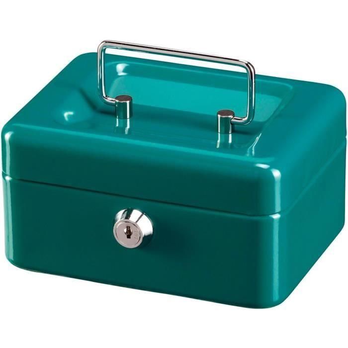 Burg Wachter AUC4003482106709 Caja de Monedas Money 5015 Verde con Apertura con Llave de Acero 5