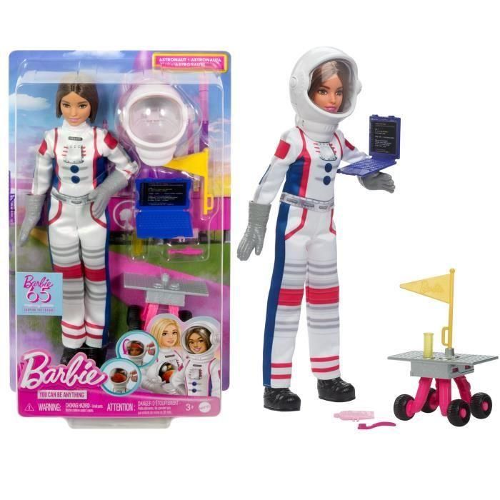 Mattel MAT1722935387533 Barbie Astronauta Edición 65º Aniversario con 10 Accesorios y Vestido Multicolor para Niñas +3 Años 0 Mattel MAT1722935387533 Barbie Astronauta Edición 65º Aniversario con 10 Accesorios y Vestido Multicolor para Niñas +3 Años 0