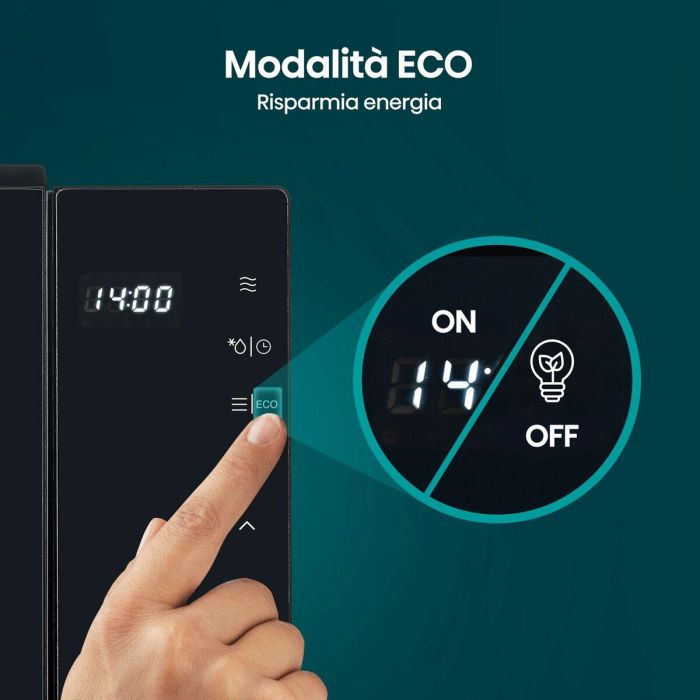 Microondas con Grill Hisense H23MOBS5HG4 Negro 800 W 23 L 7