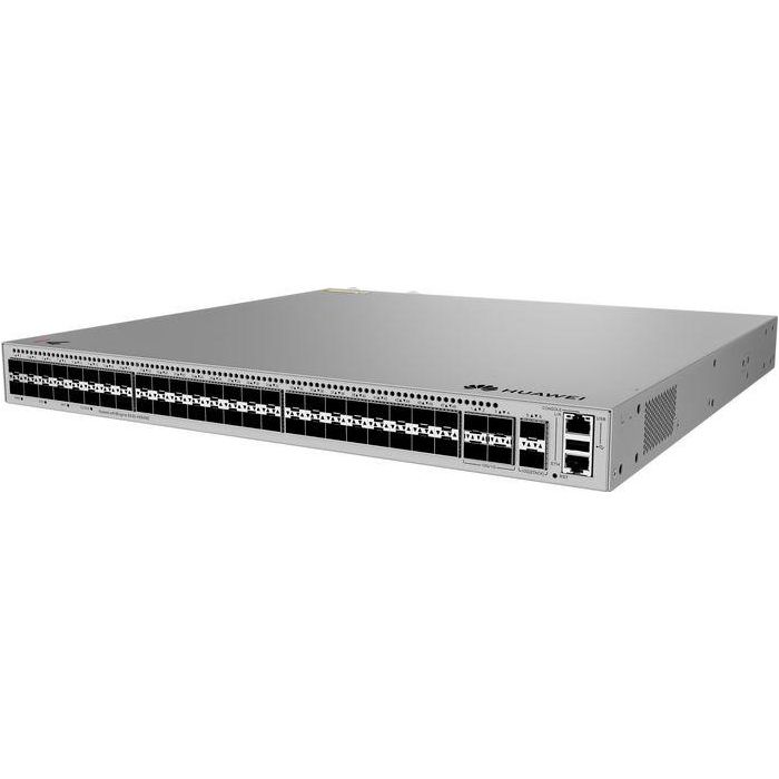 HUAWEI eKit 48*GE SFP ports, 4*10GE SFP+ ports, 2*12GE stack ports, with 1*AC power module 1 HUAWEI eKit 48*GE SFP ports, 4*10GE SFP+ ports, 2*12GE stack ports, with 1*AC power module 1