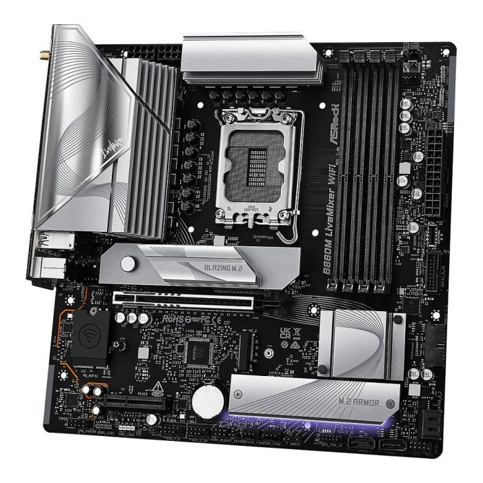 ASRock B860M LiveMixer WiFi 1851 mATX DDR5 HDMI/USB-C 4