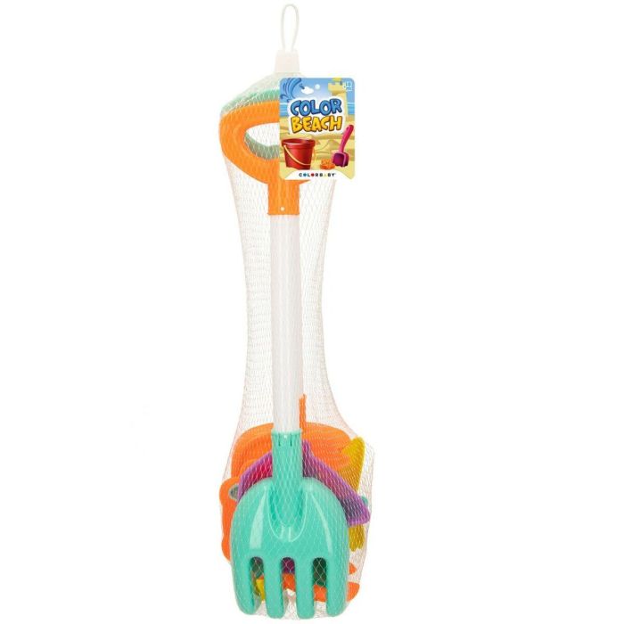 Set de Juguetes de Playa Colorbaby 39 cm (24 Unidades) 1