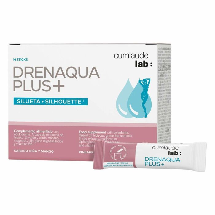 Cumlaude Lab Drenaqua Plus+ Sticks 14 Unidades 7 Cumlaude Lab Drenaqua Plus+ Sticks 14 Unidades 7