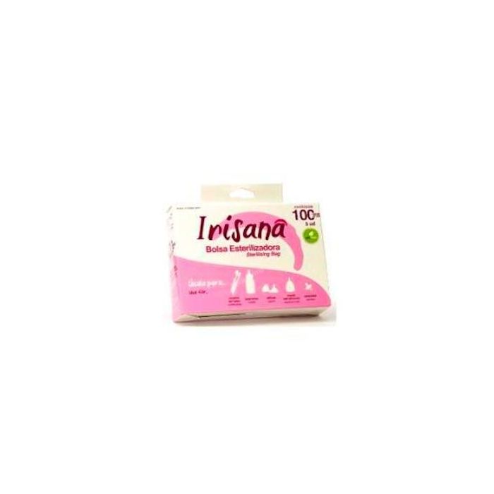 IRISANA IR43 Bolsa Esterilizadora para Microondas 5 Unidades. Elimina el 99.9% de Bacterias y Gérmenes. Sin BPA.