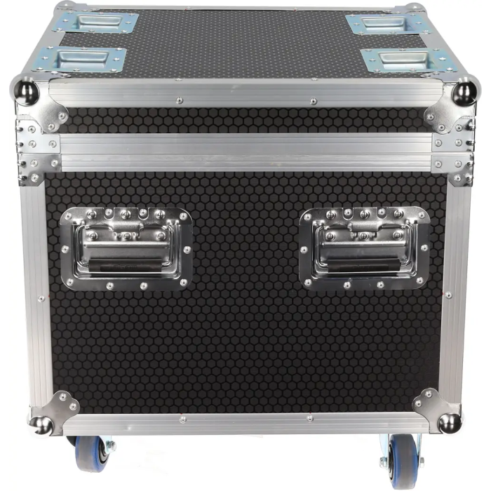 Algamlight Flight Case para 1 Nebel 2000 Abs con Ruedas y Compartimento para Accesorios en Madera y Espuma 1