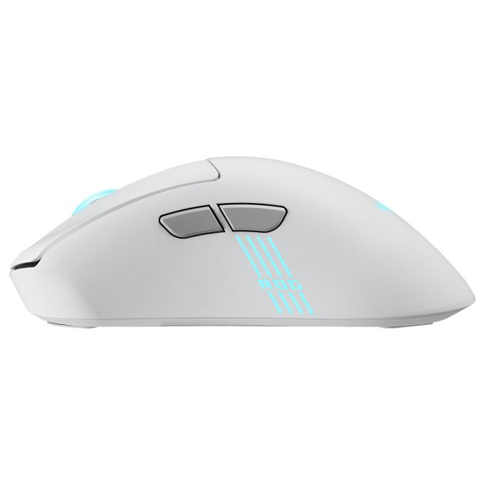 Asus ROG Keris II Origin WHT Ratón Gaming Mano Derecha RF Wireless + Bluetooth + USB Óptico 42000 DPI Blanco 90MP04A0-BMUA10