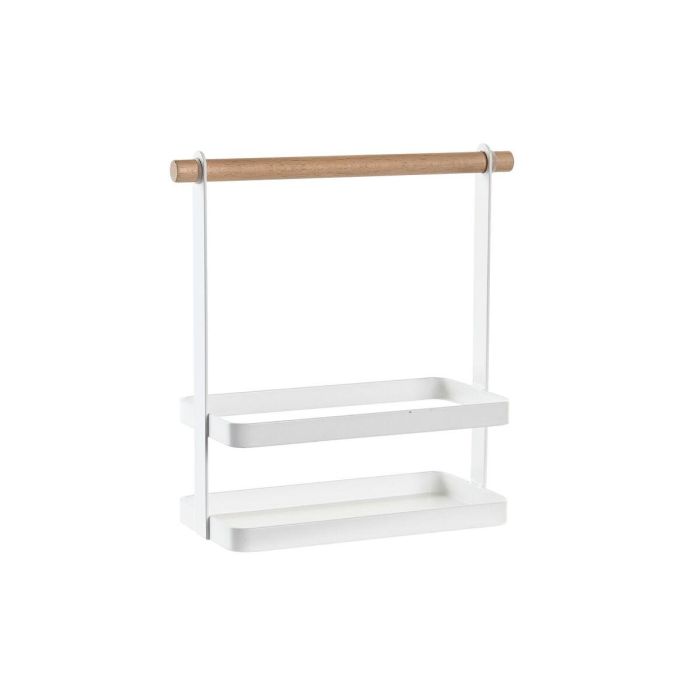 Organizador Basicos DKD Home Decor Blanco Natural 10 x 24 x 20 cm