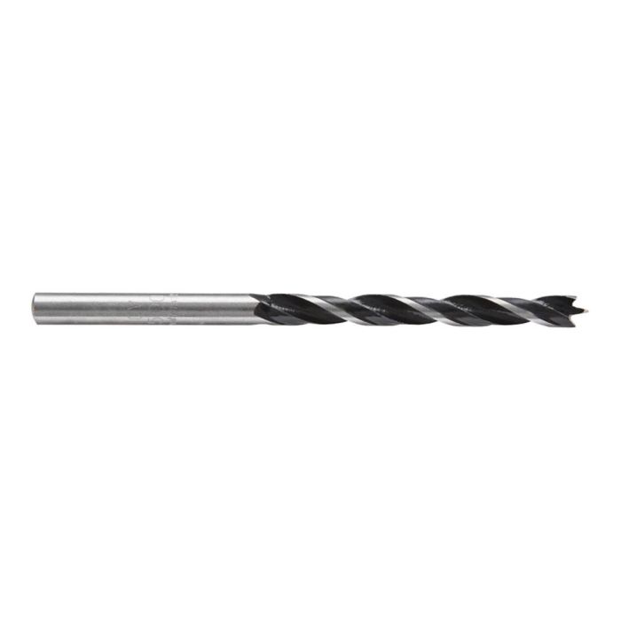 Wolfcraft Broca espiral para madera blanda, acero al cromo-vanadio, Ø5x86 mm, longitud de trabajo 50 mm Wolfcraft Broca espiral para madera blanda, acero al cromo-vanadio, Ø5x86 mm, longitud de trabajo 50 mm