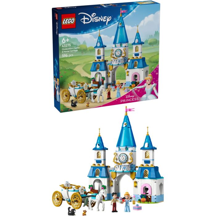 Lego 43275 Disney Princess El Castillo de Cenicienta y el Carruaje - Set Juego de Roles Infantil 6 Años 10 Lego 43275 Disney Princess El Castillo de Cenicienta y el Carruaje - Set Juego de Roles Infantil 6 Años 10
