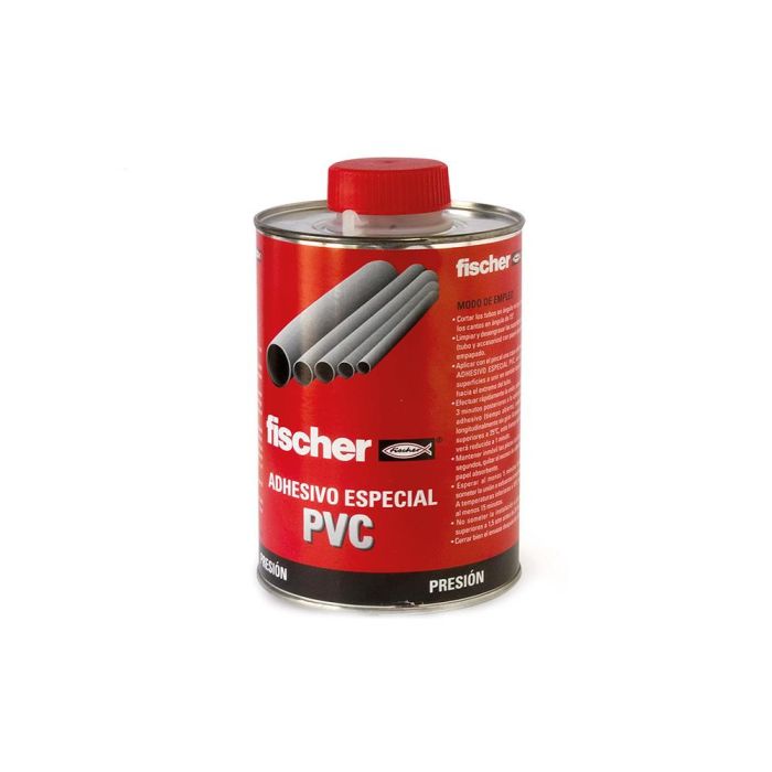 Fischer Adhesivo PVC 1L 97974 para tuberías y accesorios de PVC rígido 0 Fischer Adhesivo PVC 1L 97974 para tuberías y accesorios de PVC rígido 0
