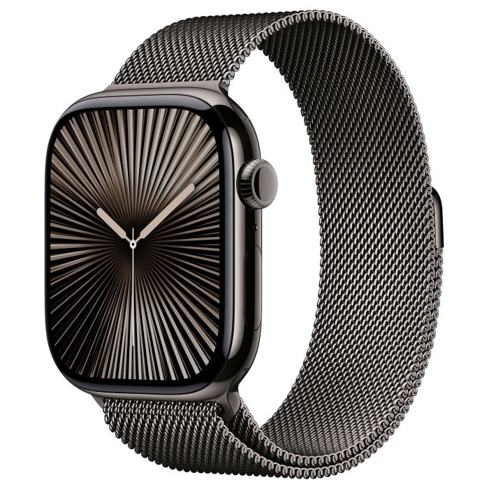 Apple Watch Series 10 GPS + Cellular 46mm Caja de Titanio Gris con Correa Milanese Loop Gris S/M Apple Watch Series 10 GPS + Cellular 46mm Caja de Titanio Gris con Correa Milanese Loop Gris S/M