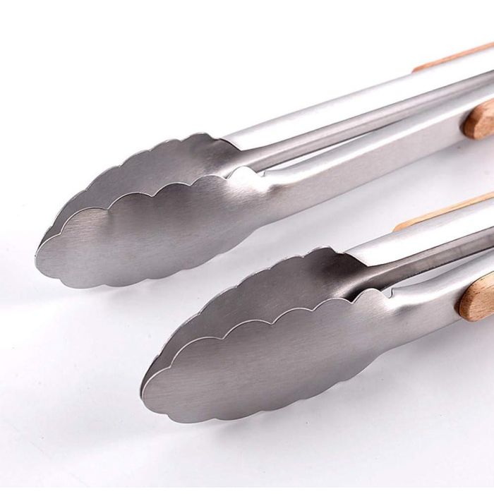 Pinzas Barbacoa Wood 23Cm Algon Bbq (24 Unidades) 2
