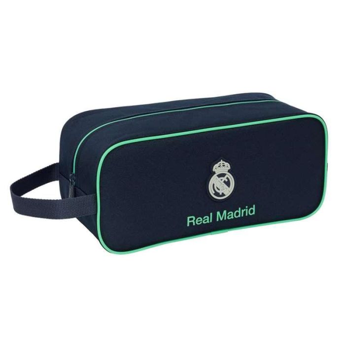 Safta Zapatillero Real Madrid 2ª Equipación 25/26 - Bolsa para Zapatillas de 34x15x14cm