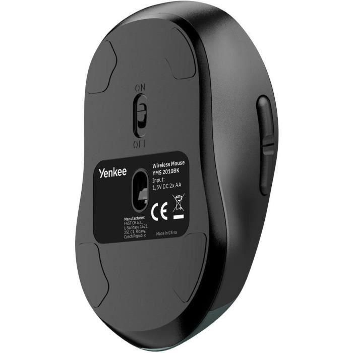 Ratón inalámbrico recargable - Giroscopio - YENKEE - YMS 2010BK 4