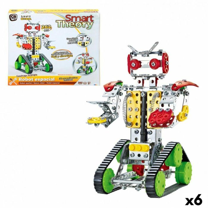 Juego de Construcción Colorbaby Smart Theory 262 Piezas Robot (6 Unidades)