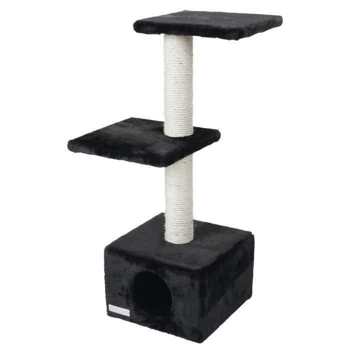 Árbol para gatos Venus Sweet 30x30x85cm, negro Árbol para gatos Venus Sweet 30x30x85cm, negro