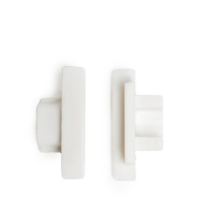 Greenice RL-A1708 Perfil de Aluminio para Tira LED con Difusor Opal 2 metros, incluye 2 tapones finales, ideal para empotrar. 3